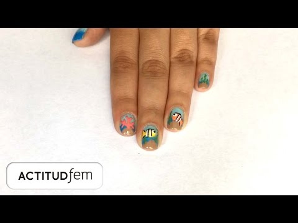 Decora tus uñas como un paraíso acuático | ActitudFEM