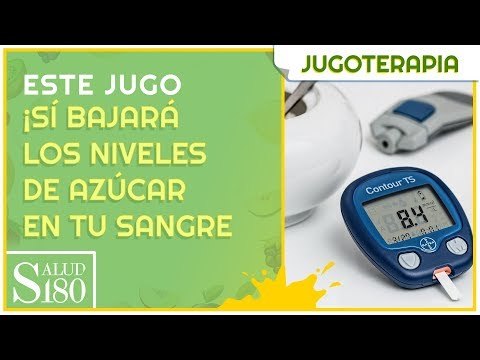 Este jugo ¡sí bajará los niveles de azúcar en tu sangre! | Salud180