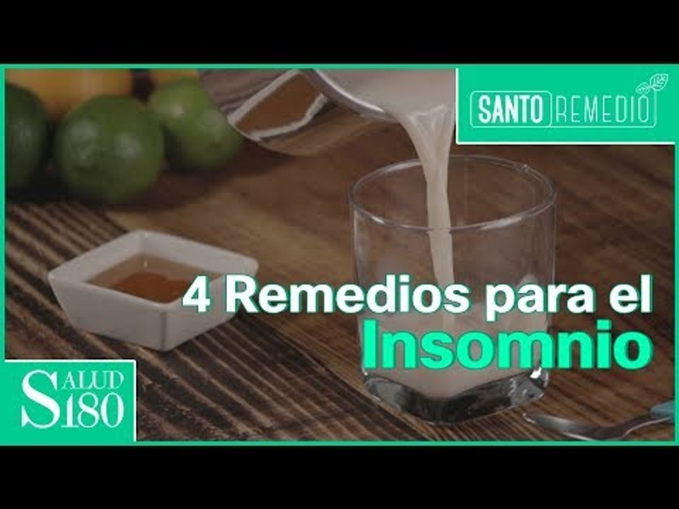 Remedios caseros para combatir el insomnio | Sa...