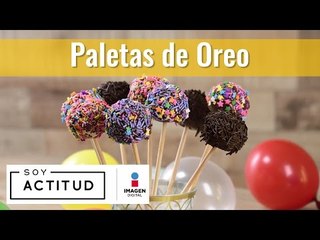 Receta: paletas de galletas óreo | ActitudFEM