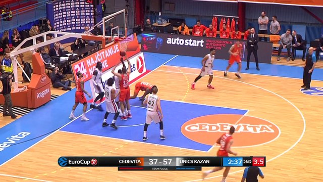 Cedevita Zagreb - UNICS Kazan Highlights | 7DAYS EuroCup, T16 Round 4