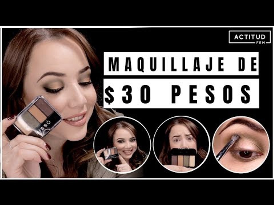 Maquillaje navideño en tonos verdes por menos d...