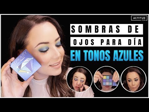 Sombra de ojos para el día en tonos azules