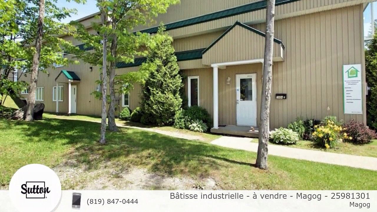Bâtisse industrielle - à vendre - Magog - 25981301