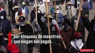 Protestas en Michoacán detienen el flujo de insumos