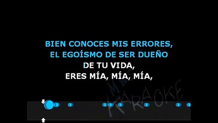 ERES MIA - Chebere (karaoke)