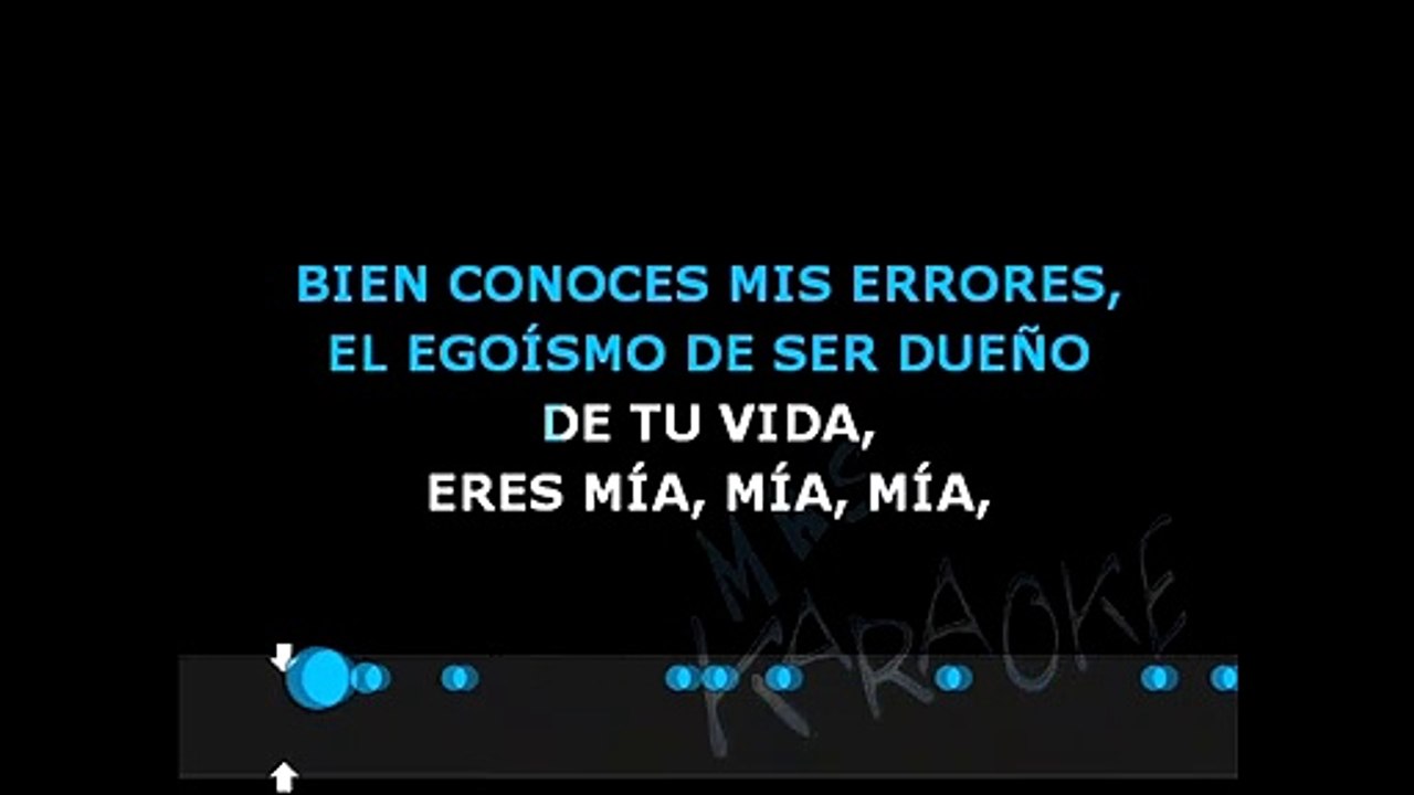 ERES MIA - Chebere (karaoke)