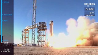 Blue Origin test rocket's 