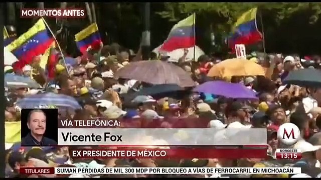 Vicente Fox reconoce a Juan Guaidó como presidente de Venezuela