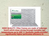 FilterBuy 16x20x1 MERV 8 Pleated AC Furnace Air Filter Pack of 2 Filters 16x20x1
