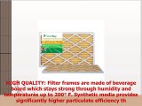 FilterBuy AFB Gold MERV 11 16x20x1 Pleated AC Furnace Air Filter Pack of 2 Filters