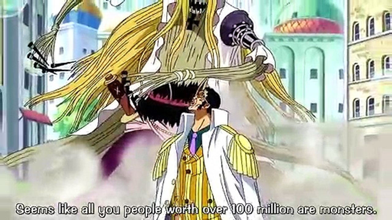 Basil Hawkins Vs. Admiral Kizaru! One Piece 402 Eng Sub HD Video