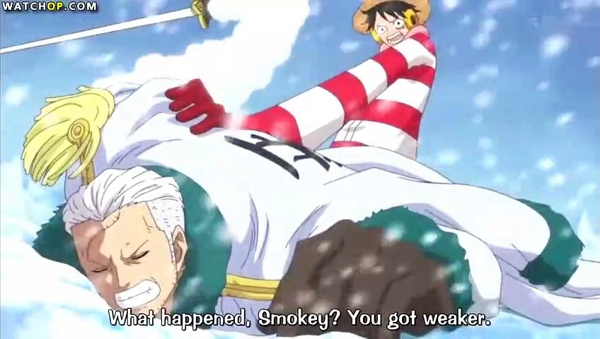 Luffy Vs Smoker Tashigi One Piece 596 Eng Sub Hd