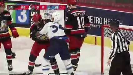 Manitoba Moose 1 at Grand Rapids Griffins 2 (OT)