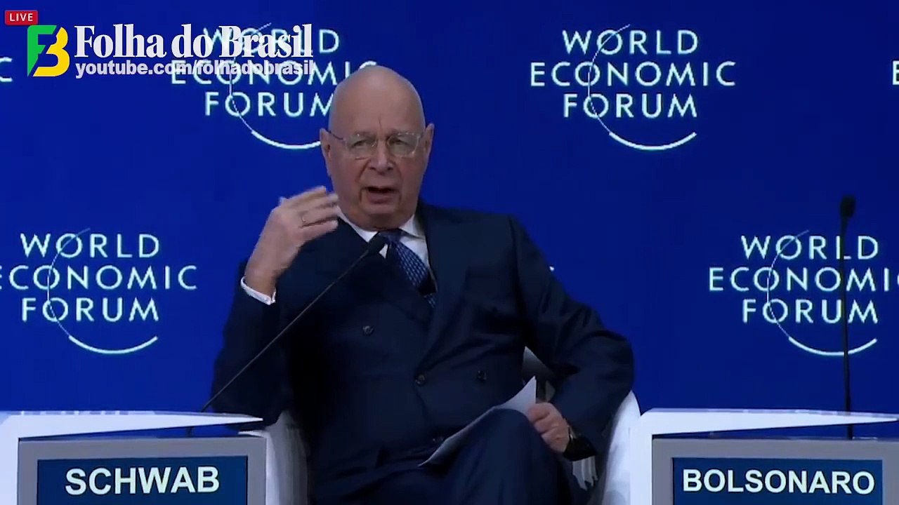 Bolsonaro discursa no Fórum Econômico Mundial em Davos e Responde Perguntas - 22_01_2019