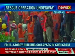 Gurugram: More than five trapped after building collapses, rescue work under way