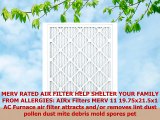AIRx Filters Allergy 1975x215x1 Air Filter MERV 11 AC Furnace Pleated Air Filter