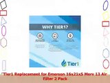 Tier1 Replacement for Emerson 16x21x5 Merv 13 Air Filter 2 Pack