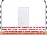 AIRx Filters Allergy 20x36x1 Air Filter MERV 11 AC Furnace Pleated Air Filter Replacement