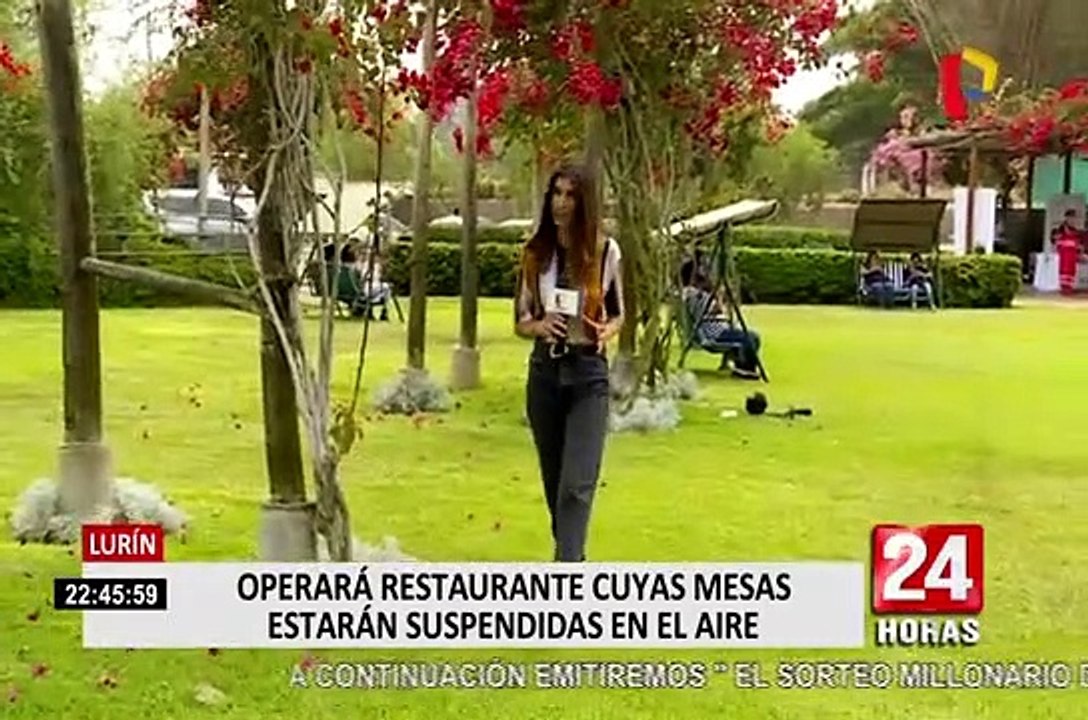 Lurín: pronto abrirá restaurante suspendido en el aire