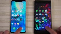 Huawei Mate 20 pro and Razer Phone 2 Speed Test Comparison