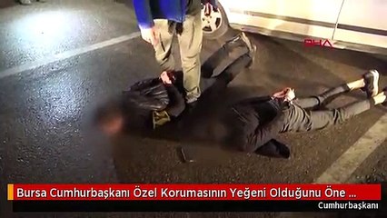 Bursa Cumhurbaşkanı Özel Korumasının Yeğeni Olduğunu Öne Sürüp, Polisi Tehdit Etti