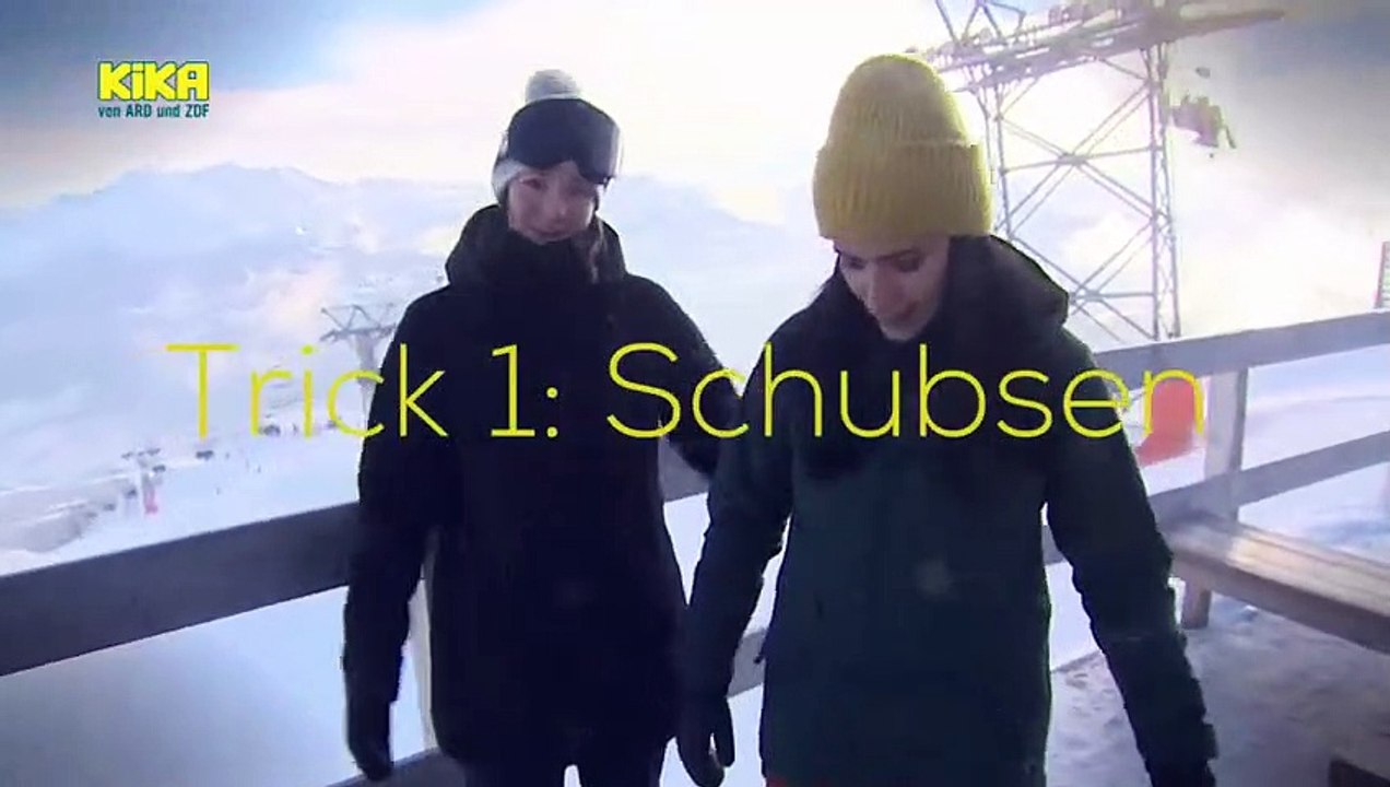KiKA LIVE - Jess snowboardet mit Leilani Ettel - Check: Regular oder Goofy | Mehr auf KiKA.de