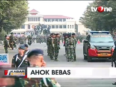 Detik-detik Ahok Bebas dari Rutan Mako Brimob