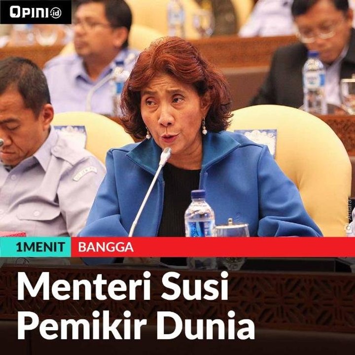 Menteri Susi Pemikir Dunia