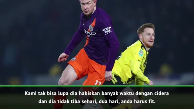 Sedikit Demi Sedikit De Bruyne Akan Kembali Hebat Lagi - Guardiola