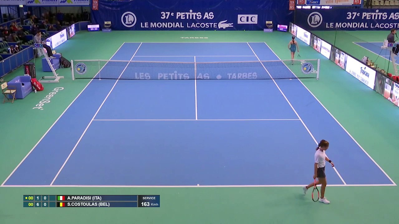 Israelan vs Pow & Pacheco Mendez vs Ghibaudo & Paradisi vs Costoulas & Blockx vs Nestola & Fruhvirtova.L/Fruhvirtova.B vs Shaw/Stoiber & Petr vs Zhukov - Les Petits As  2019 - Centre Court