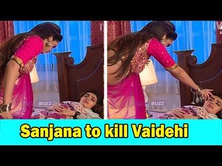 Sanjana attempts to kill Vaidehi in Qayamat Ki Raat