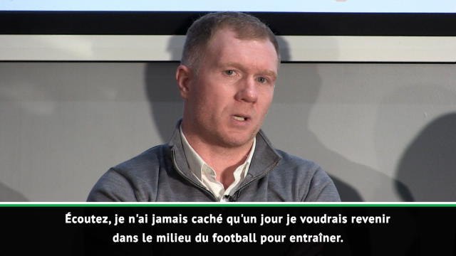 Angleterre - Scholes : Revenir dans le football pour entraîner