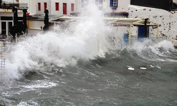 Lodos Bodrum'u vurdu
