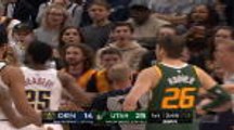 Favors and Plumlee ejected after fight in Jazz win over Nuggets