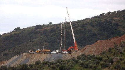 Así se ha entubado el pozo para rescatar a Julen
