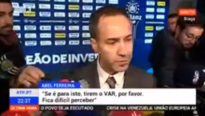 António Salvador arrasa a arbitragem e deixa recado para os jornalistas
