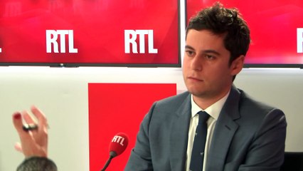 Liste des "gilets jaunes" aux Européennes : "Je m'en réjouis", dit Gabriel Attal