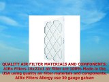 AIRx Filters Allergy 16x22x1 Air Filter MERV 11 AC Furnace Pleated Air Filter Replacement