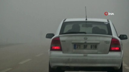 Anadoluyu birbirine bağlayan bölgede yoğun sis