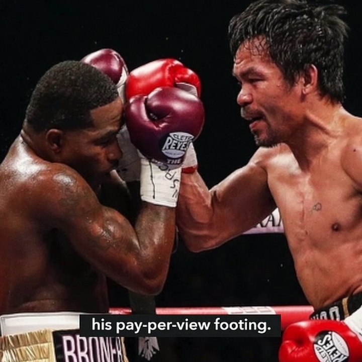 Another big payday: Pacquiao banks at least $10M for Broner fight