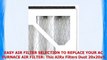 AIRx Filters Dust 20x20x5 Air Filter MERV 8 AC Furnace Pleated Air Filter Replacement for
