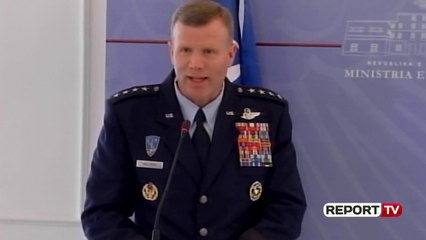 Report TV - Kuçova, Wolters: Forcat shqiptare investojnë në NATO, privilegj bashkëpunimi me ju
