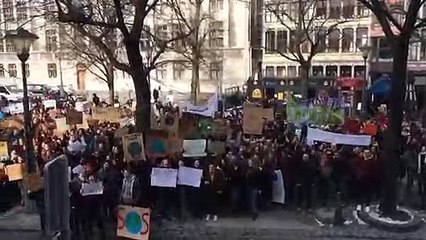 Manif pour le climat à Liège