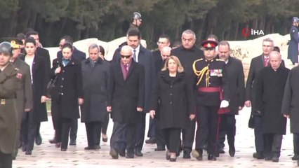 Malta Cumhurbaşkanı Preca Anıtkabir'de