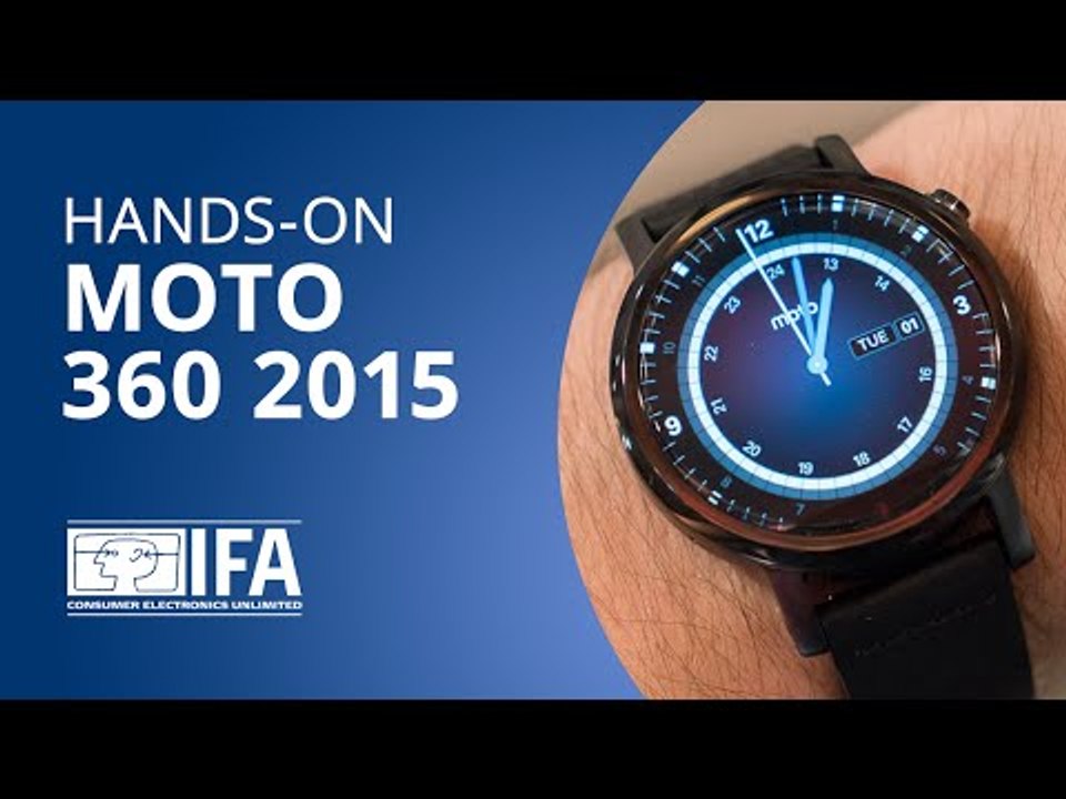 Moto 360 2015 (2ª geração) [Hands-on | IFA 2015]