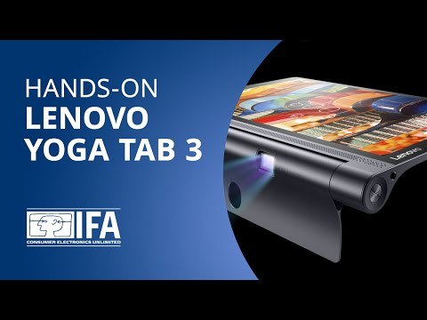 Lenovo YOGA Tab 3: projetor embutido e tela de 10 [Hands-on | IFA 2015]