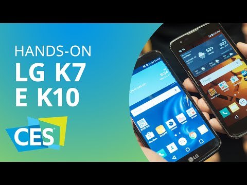K7 e K10: os novos smartphones intermediários da LG [Hands-on | CES 2016]