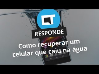 Como recuperar um celular que caiu na água [CT Responde]