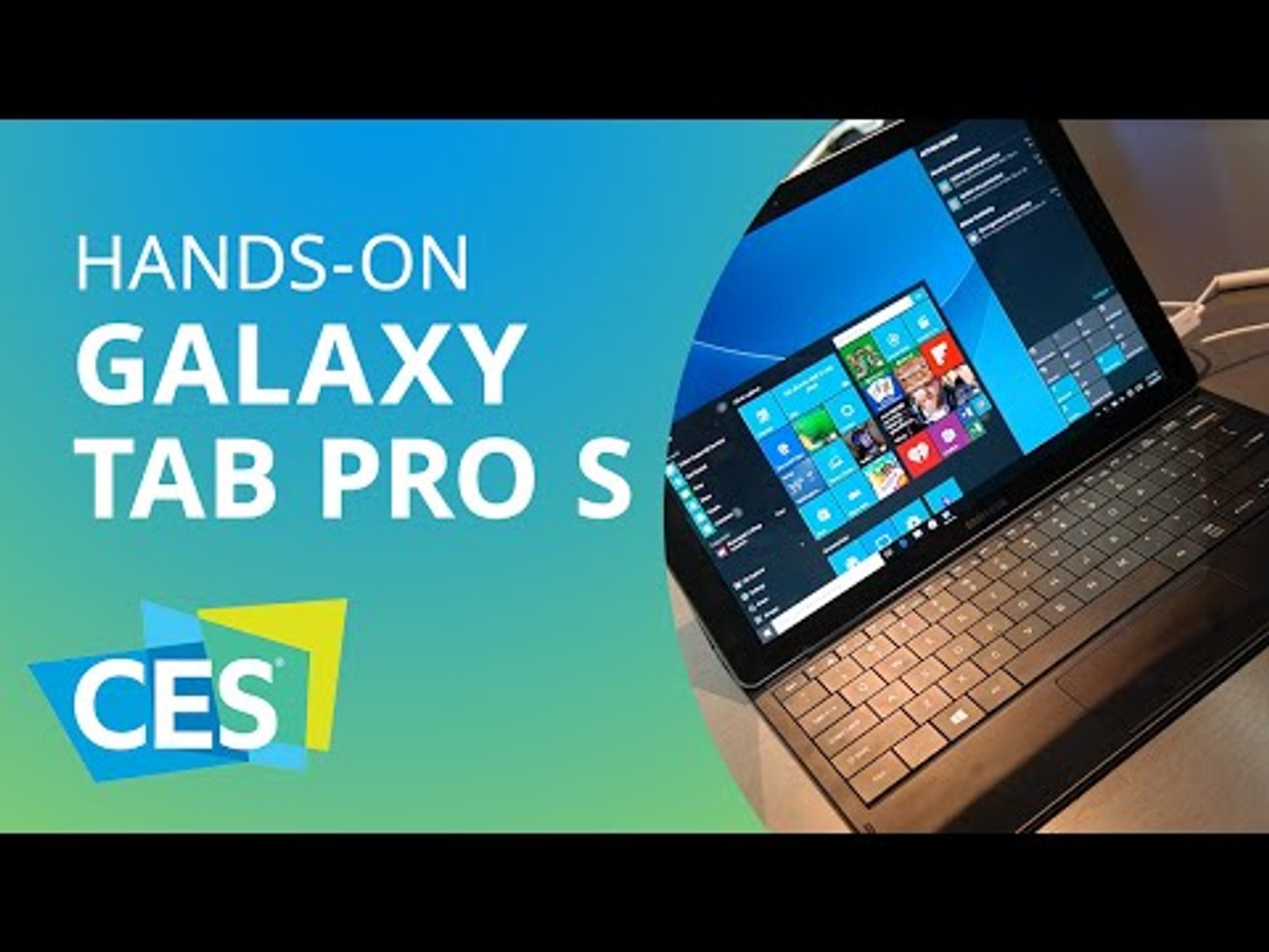 ⁣Galaxy Tab Pro S: o concorrente da Samsung para o iPad Pro [Hands-on | CES 2016]
